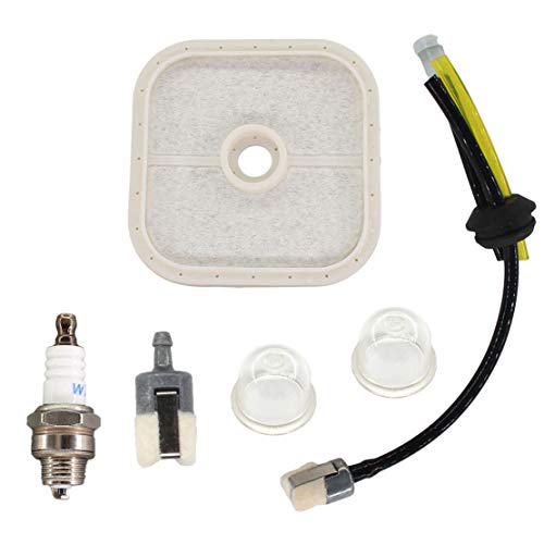 USPEEDA Air Fuel Filter Tune Up Kit for Echo 90107 BRD-280 ES-255 HCA-266 PAS-266 PE-266 SHC-266 PB-251 SRM-266 SRM-280 PB-251 PB-255 PB265 T282 T282X # A226000350