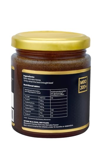 Image of Genuine Manuka Honey MGO 300+ 125g | 100% Pure New Zealand | Immunity Booster | Raw & Lab Tested | Daily Wellness Honey