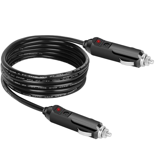 Power Cord for Green Mountain Grills Davy Crockett and Trek P-1012, 12V Cigarette Lighter Socket Compatible