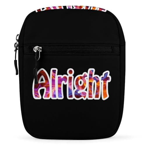 Alright Mini Crossbody Bag Anti-Theft Side Shoulder Bags Messenger Bag Unisex