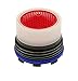 Neoperl 13 0030 5 Economy Flow Cache Perlator HC Aerator, Tom Thumb Size, 1.5 GPM, Green Dome, Honeycomb Screen, Aerated Stream, M16.5 x 1 Threads, Plastic, 0.591" Height