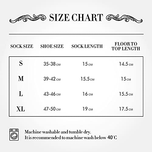 SmartQian 12 paia di Calzino Elegante Uomo - nero