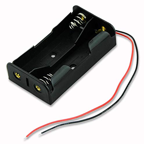 2S 18650 Battery Holder Case Box With 6" Wire Leads For 2X 18650 (8V) Li-Ion Batteries By Envistia Mall #TOP8