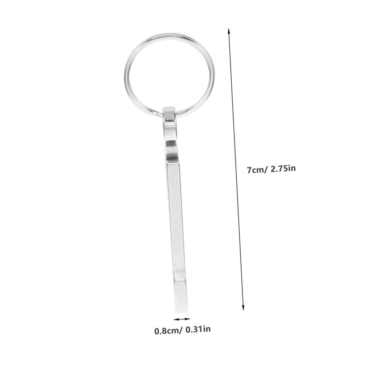 BESPORTBLE Multi-function Cash Holder Keychain Compact Money Clip Card Clip Wallet Portable for Travel