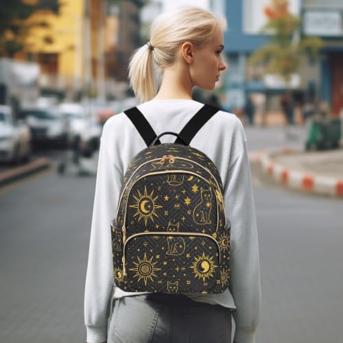 Mochila de moda mini mochila bolso casual para trabajo universitario multicolor S 7