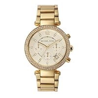 Michael Kors Women's Parker Chronograpgh Stainless Steel Watch, MK5354, Gold, 39 mm
