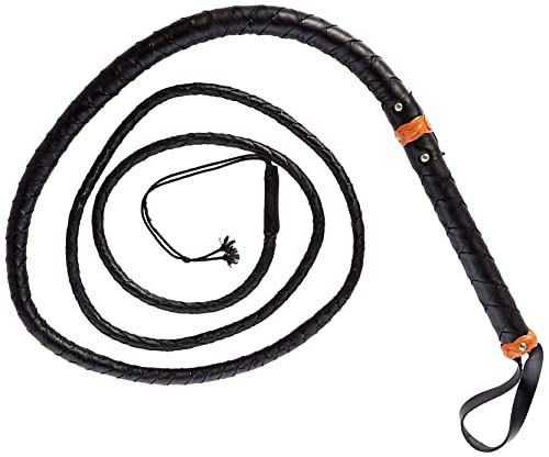 Szco Supplies Hand Made Leather Bull Whip, 9-Feet, Black (891805-9) #TOP1