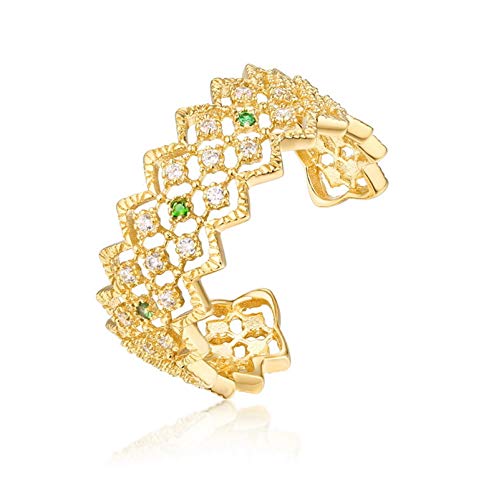 Bague tsavorite argent cadeau idéal femme bague réglable chic
