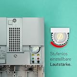 Grothe 43170 CROMA 100A gong elektroniczny 18 melodii 86dB nr 43170, 12 V, szary, srebrny