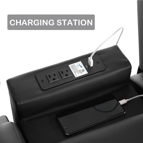 Rvpowerloveseatreclinerchairsetletherwallhuggerrecliningsofawithconsoledoublehometheaterseatingwithmassageandheat2personcouchrvfurnitureforlivingroomblack Urban Country Home Decor Rv power loveseat recliner chair set lether wall hugger reclining sofa with console double home theater seating with massage and heat 2 person couch rv furniture for living room black urban country home decor