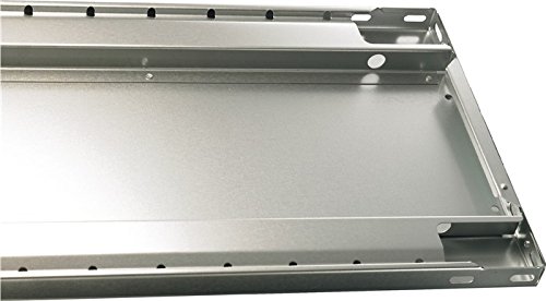 Gebr. Schulte GmbH & Co. KG Fbd. B750xT300mm Trgf. p. Fbd. 150kg Stahlbl. silber verz. f. Steckregal