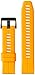Garmin 010-12740-04 Quickfit 22 Watch Band - Solar Flare Orange Silicone - Accessory Band for Fenix 5 Plus/Fenix 5