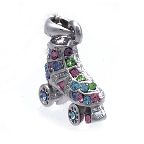 Cocojewelry N2083MLT 3D Roller Skates Skating Shoes Pendant Necklace Jewelry thumb #1