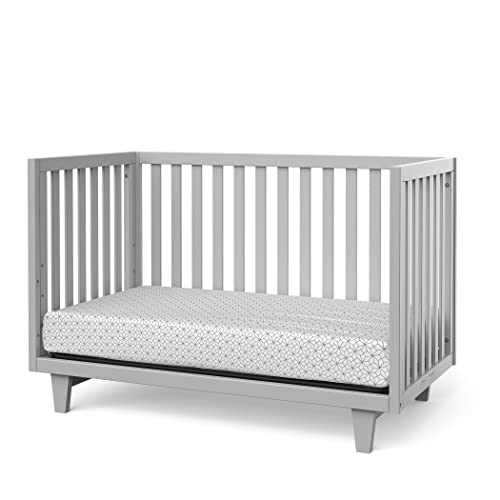 Child Craft Tremont Crib, 3-Drawer Dresser With Changing Table Topper, 2-Piece, Includes 4-In-1 Convertible Crib, Dresser With Topper, Grows With Your Baby (Gentle Gray) #TOP3