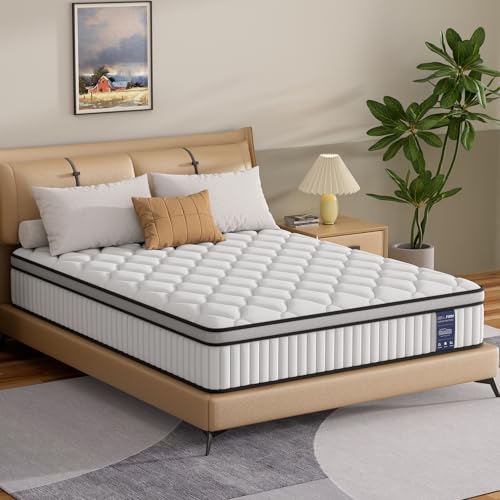 BedStory Colchón Híbrido 80x190 cm, Muelles Ensacados, Altura 26 cm, Ergonomico + Alta Transpirabilidad