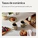 Imagen de Amazon Basics Tazas de Café de Gres Esmaltado