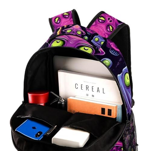 Sac à dos de voyage avec porte-bouteille enfant violet taille unique multicolore - 4