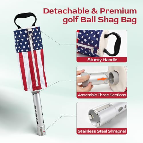 Clyvira Golf Ball Shag Bag