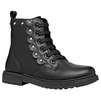 Geox Eclair Girl (Toddler/Little Big Kid) Ankle Boot, Black, 10.5