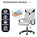 Office Desk Rolling Swivel Home Office Desk,high backrest Adjustable Office Chair, Administrative Office Chair with armrests, Swivel Chair, Suitable for Computer Chairs of All Ages
