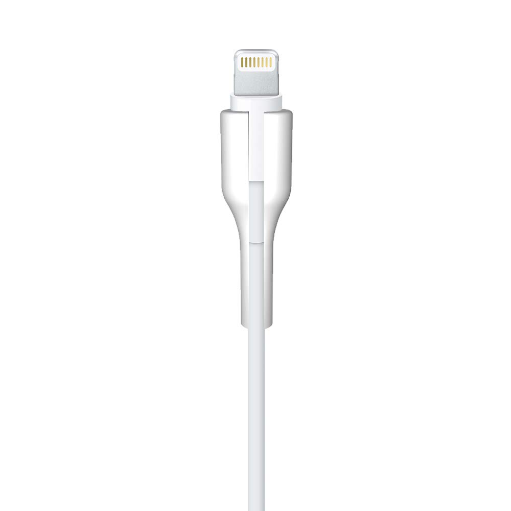 Cable Suit iPhone Lighting, Kablo Koruyucu, Konnektör (Beyaz)