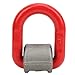 EVTSCAN G80 Alloy Steel Forged D Ring Shackle High-Strength Lifting Ring Shackles(2T)