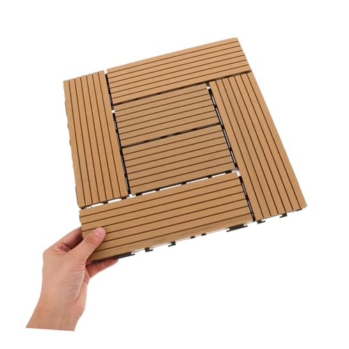 Dalles de terrasse emboîtables antidérapantes plastique extérieur jardin