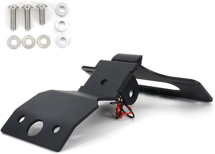 Rear License Plate Tail Frame Holder Bracket Tail Tidy Fender Eliminator Kit Compatible with CRF300L CRF300RALLY CRF300RX CRF300RL