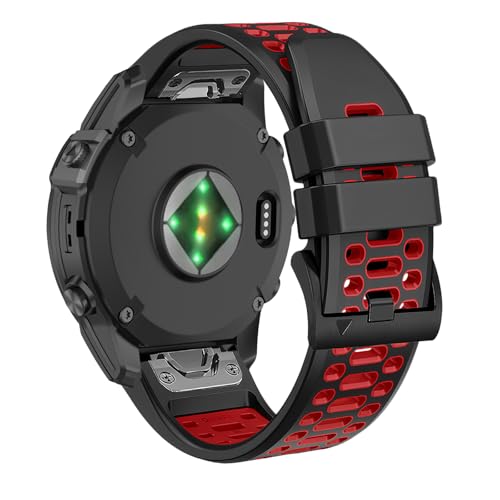 RosMank 26mm Quickfit EHb`oh Garmin Fenix 8 AMOLED 51mm/7X Pro/7X/6X Pro/6X/5X ΉAEnduro 3/Descent Mk3i/Instinct 2X/Tactix 7/Qu