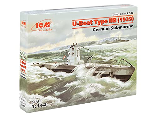 U-Boat Type IIB 1939 ICM S.009 maquette de sous-marin allemand à assembler échelle 1/350