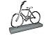 Produktbild GILDE Deko Objekt Skulptur - Fahrrad aus Aluminium auf Marmor Sockel - Breite 35 cm Höhe 28 cm