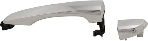 Miniatura 6 de Para Hyundai Tucson 2016 2017 2018 manija de puerta exterior trasera, lado del conductor cromado  TrimAll Submodels