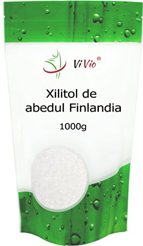 Azucar de Abedul Vivio. Xilitol Genuino de Finlandia. 100% Natural. Envase Autocierre....