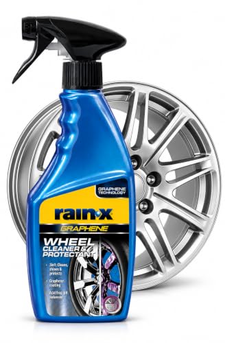 Rain-X Pulitore Cerchi Auto al Grafene - Tutti i Tipi di Cerchi - 500 ml | Scudo Antisporco e Brillantezza Duratura - Formula con Cambio di Colore