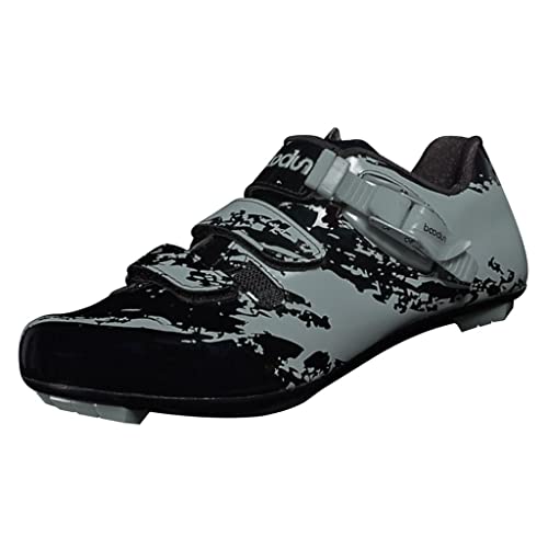 Image of Men Road Cycling Shoes Bike Bicycle Biking Shoe Sneaker Wide Feet Gray 44| Men| & Covers | |Sporting Goods