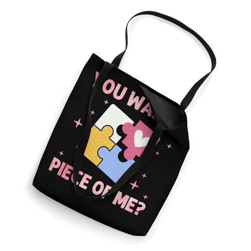 Bolsa tipo tote con diseño divertido para amantes de rompecabezas miniatura 2