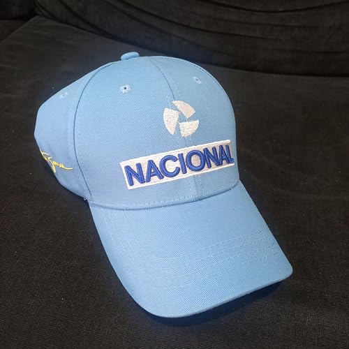 Boné Ayrton Senna NACIONAL azul claro