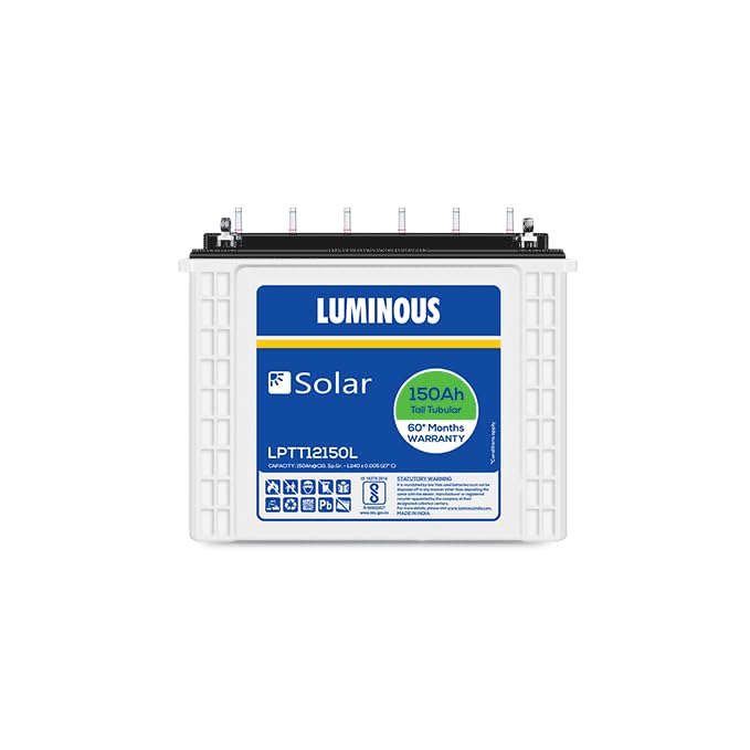Luminous Solar LPTT12150L Tall Tubular 150AH with 60months Warranty (B0D9NWXJ8Z) Amazon Price History, Amazon Price Tracker