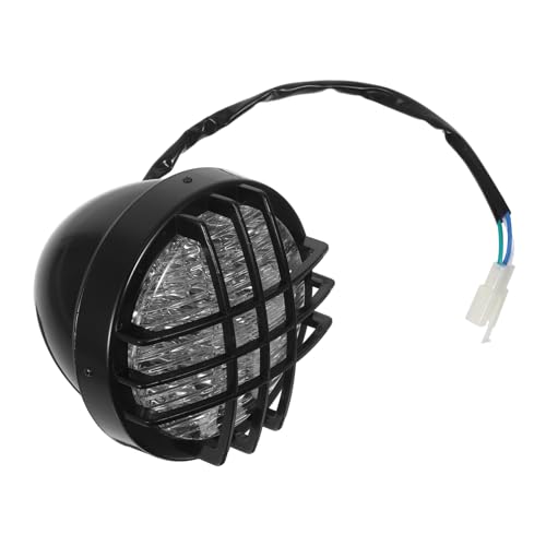 IMIKEYA Beach Buggy Headlight Kit Front LED Headlamp with Protective Cage for Go Kart Quad Off-road Driving Lights Weatherproof Bright Four Wheeler Headlamps Replacement Light