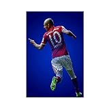 LKJHLK Arjen Robben Poster Fußballspieler 4 Leinwand 