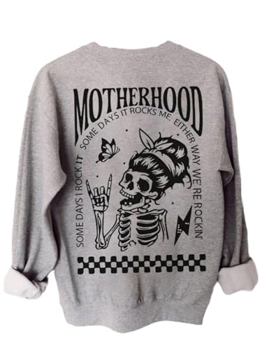 Giftifymama Women's Nursing Tops Fleece Long Sleeve Maternity Breastfeeding Sweatshirt Cotton Zip Nursing Pullover Tops Grey L