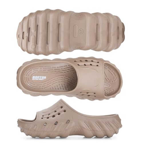 Image of DOCTOR EXTRA SOFT Men's Classic Flip Flops /Slippers with Soft Acupressure Foot Massager for Adult | Comfortable & Light Weight| Stylish & Anti-Skid| Casual Waterproof Cushion Sliders Gents Boys D-500