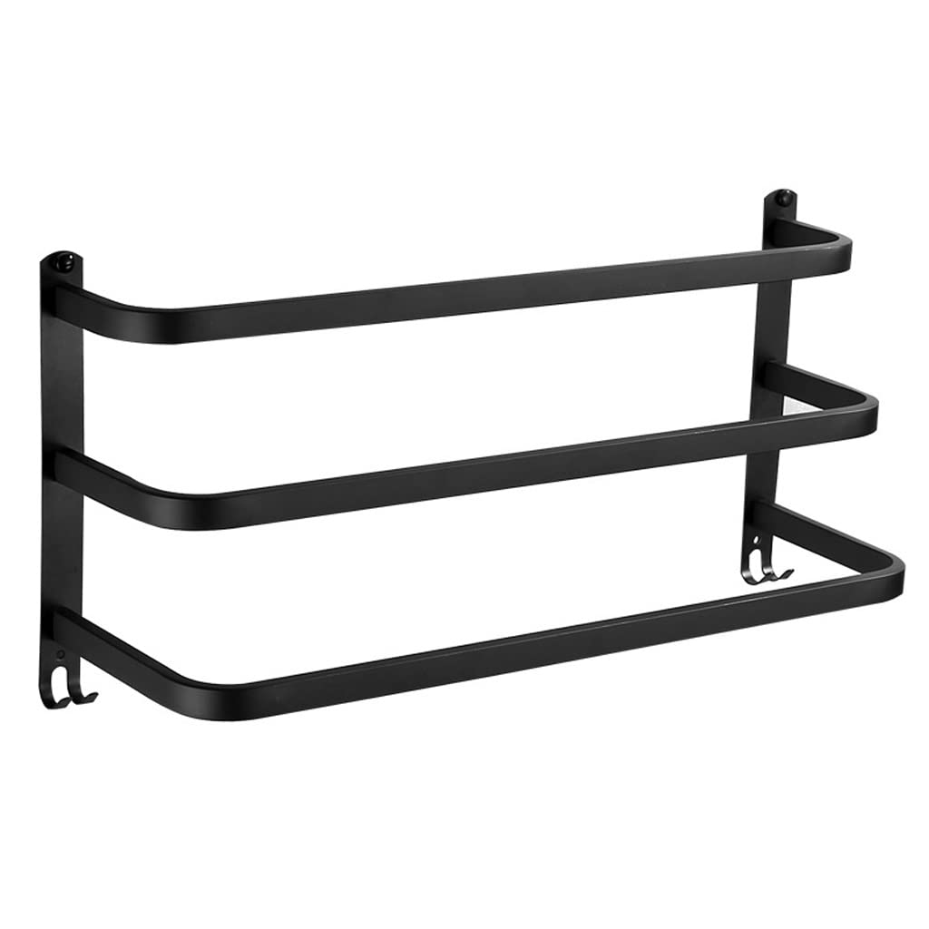 Estante de baño sin perforaciones de 38cm para pared y cocina