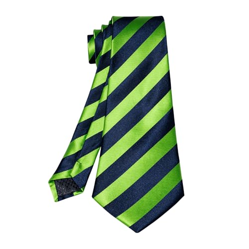 Image of 5PCS Mens Premium Silk Tie, Pocket Square, Cufflinks, Drilled Tie Ring and Lapel Pin Set for Wedding Groom Party