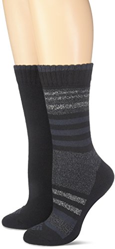 Columbia Women's Moisture Control 2 Pack Stripe, Black5, 9-11