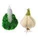 Garlic and Vegetables Shaped Acrylic Dish Scrubbers, Hand Crochet Non-Scratch Dish Scrubber, Fast Dry, No-Odor Cleaning Sponge