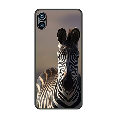 Coque Nothing Phone 1 König Design en TPU souple motif zèbre