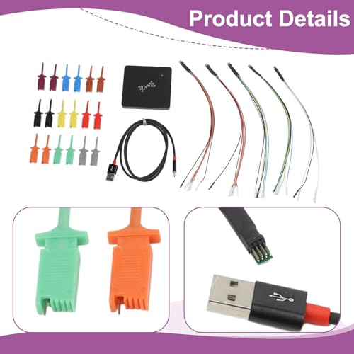 Analyseur logique USB haute vitesse avec SDRAM de 256 Mo et boîtier compact - 8