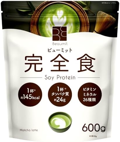 Amazon.co.jp: Beaumit 完全食 ソイプロテイン600g 完全栄養食 
