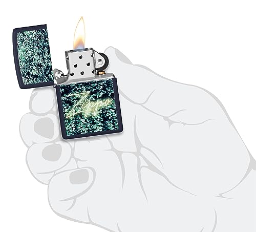 Image of Zippo Design Navy Matte Pocket Lighter